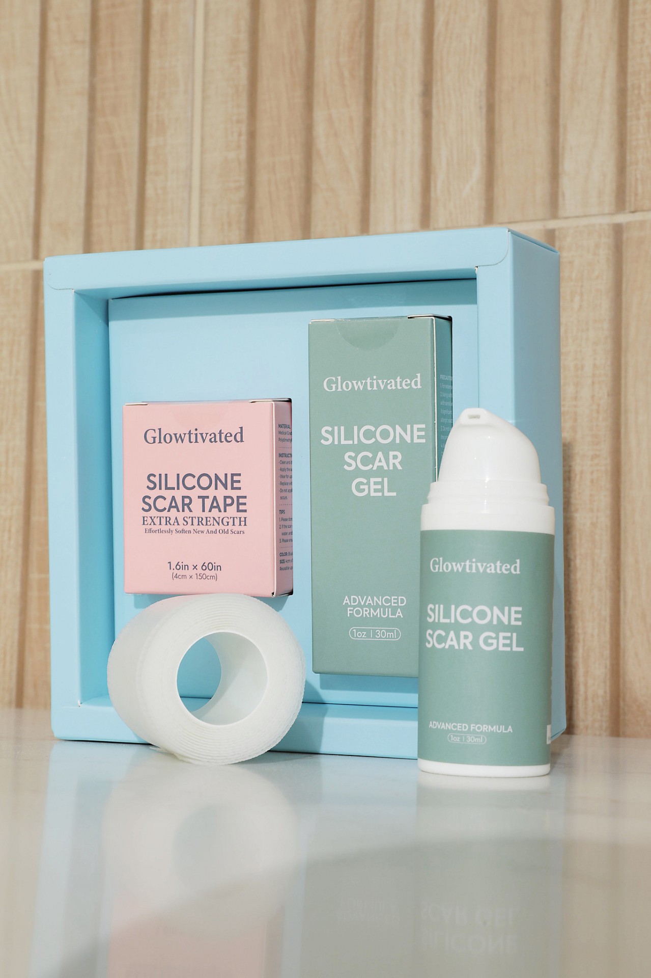 Glowtivated Scar Care Duo box